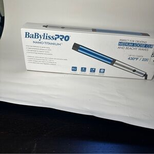 BaBylissPRO Nano Titanium Curling Iron 1¼ Inch Professional Hair Curler 430°F